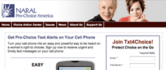 NARAL Pro Choice America - Txt for Choice